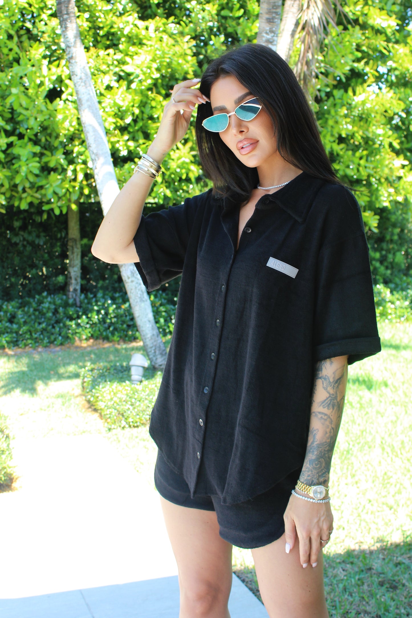 Miami Terry Button Down