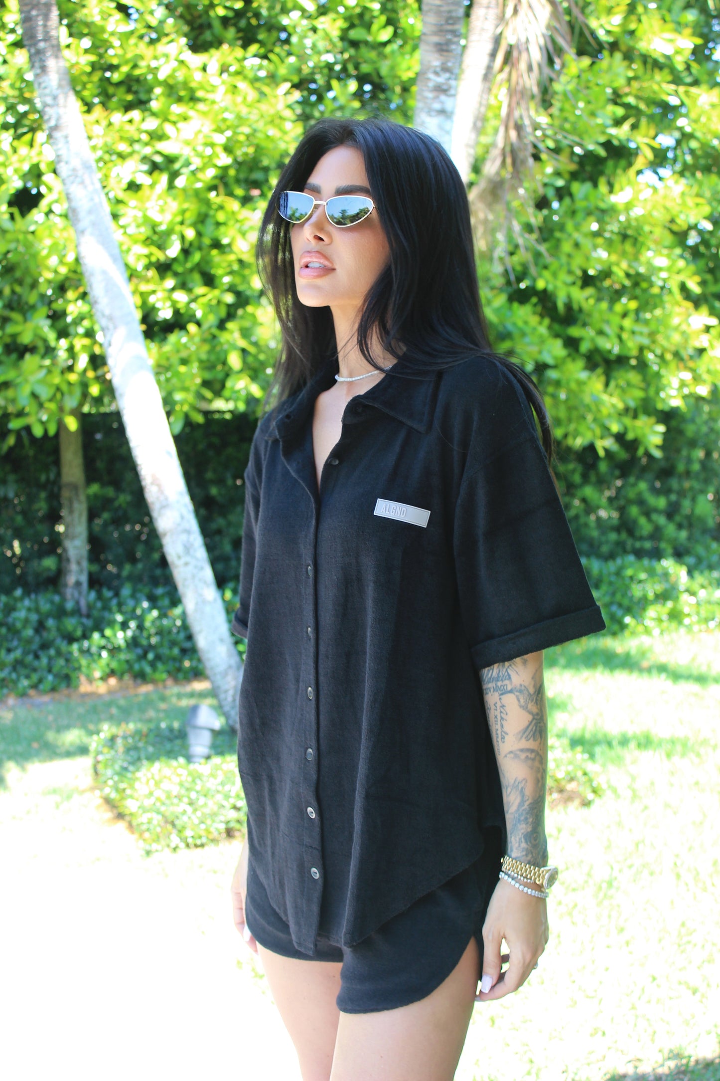 Miami Terry Button Down