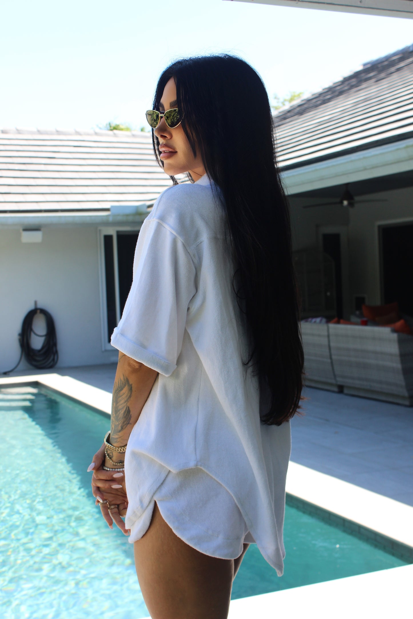 Miami Terry Button Down