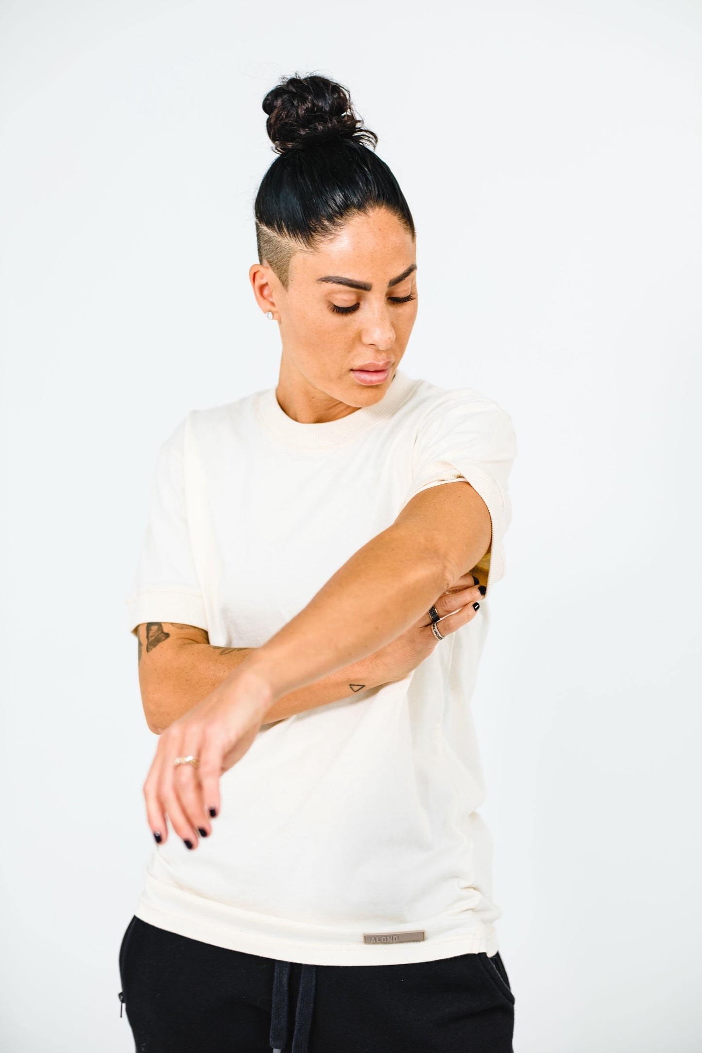ivory cotton t shirt